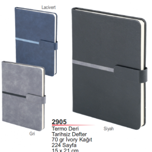 2905 Termo Deri Defter