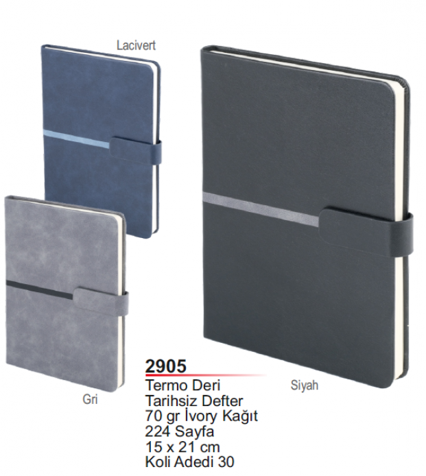 2905 Termo Deri Defter