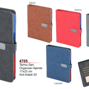 4705 Termo Deri Organizer Ajanda