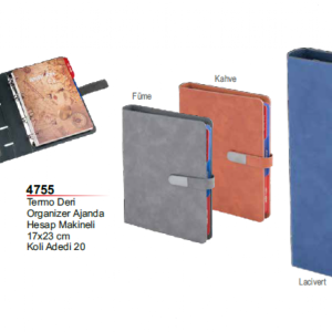 4755 Termo Deri Organizer Ajanda