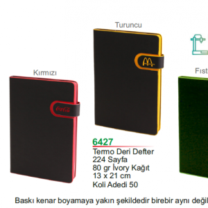 6427 Termo Deri Defter