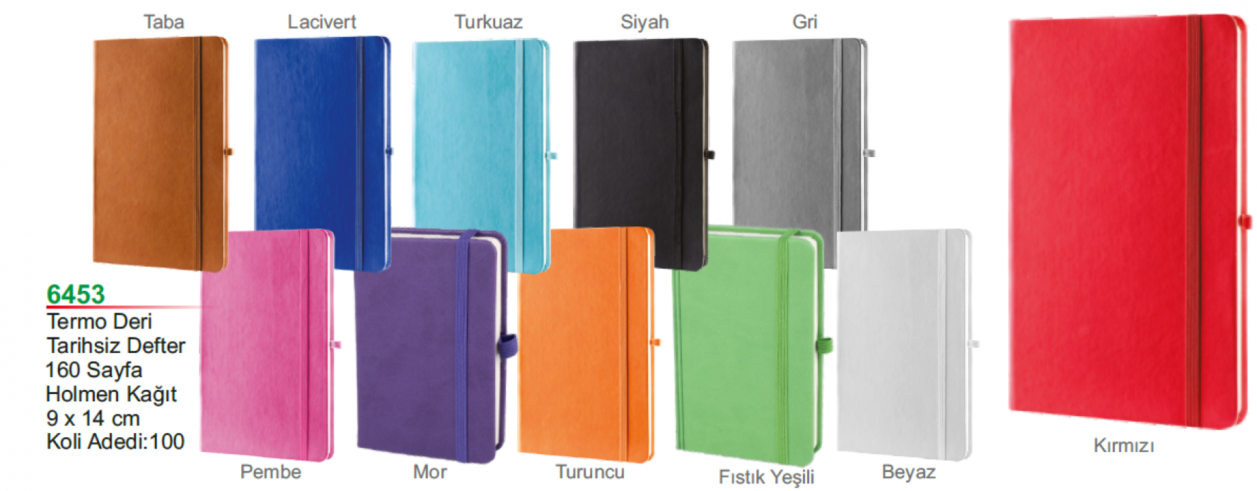 6453 Termo Deri Defter