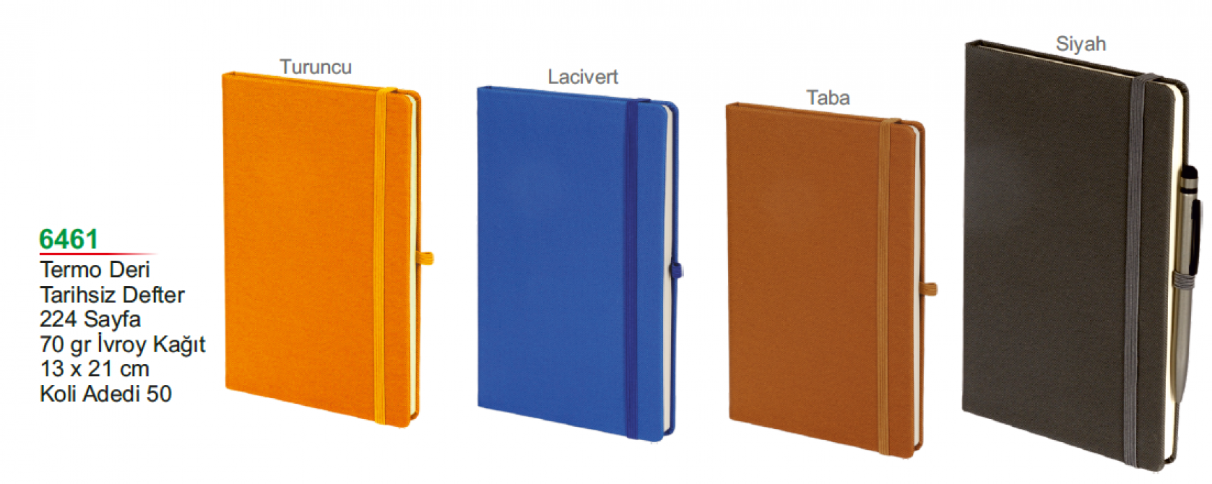 6461 Termo Deri Defter