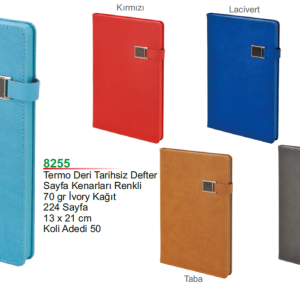 8255 Termo Deri Defter