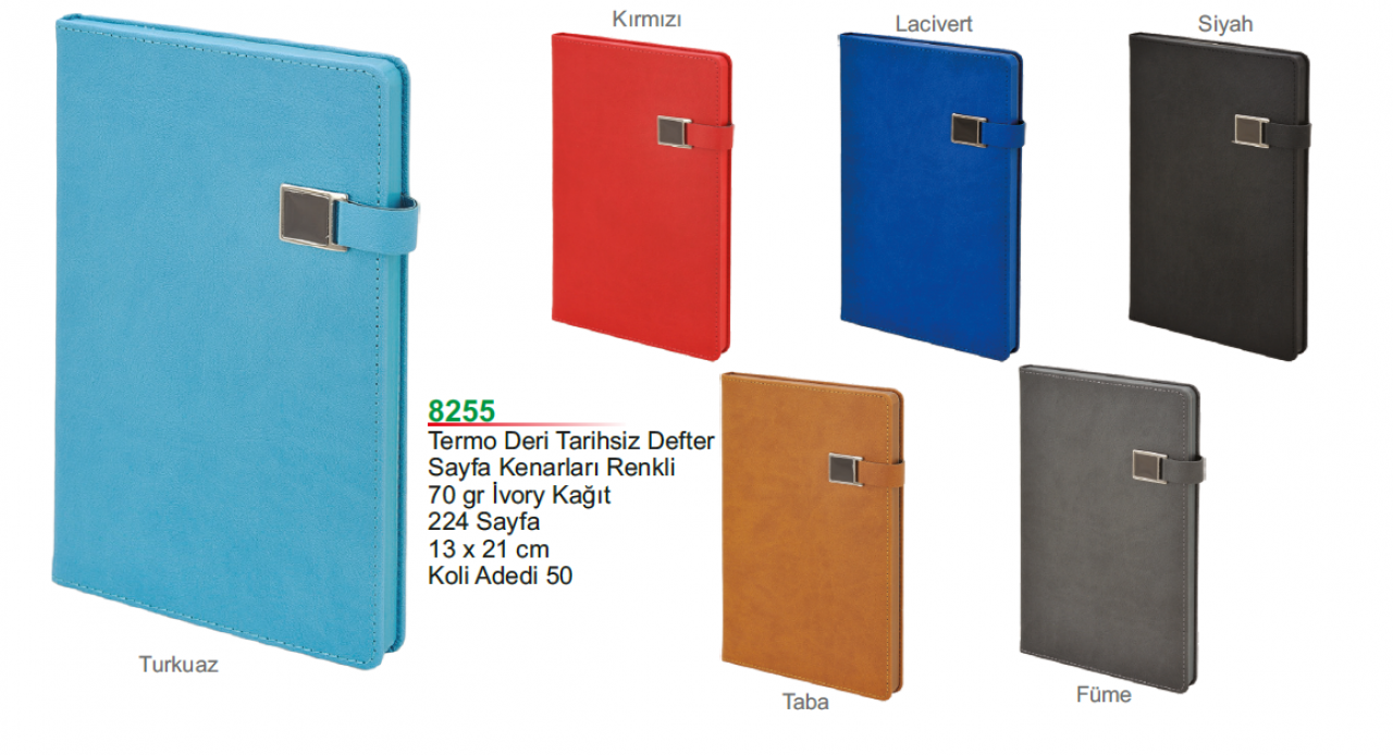 8255 Termo Deri Defter